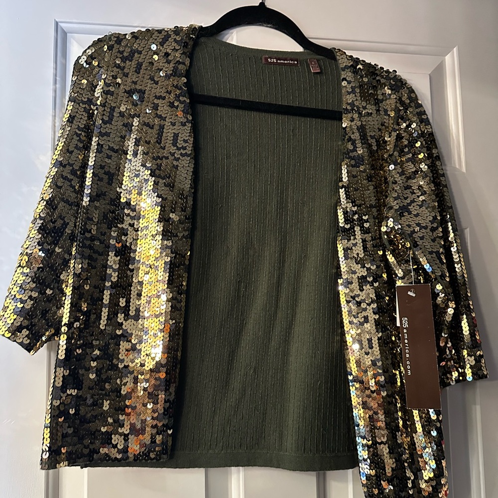 Gold Sequin Jacket